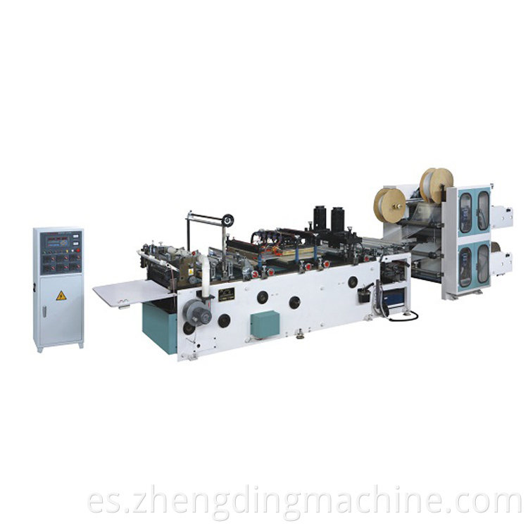 Máquina de fabricación de bolsas automáticas de papel computarizadas automáticas de alta velocidad